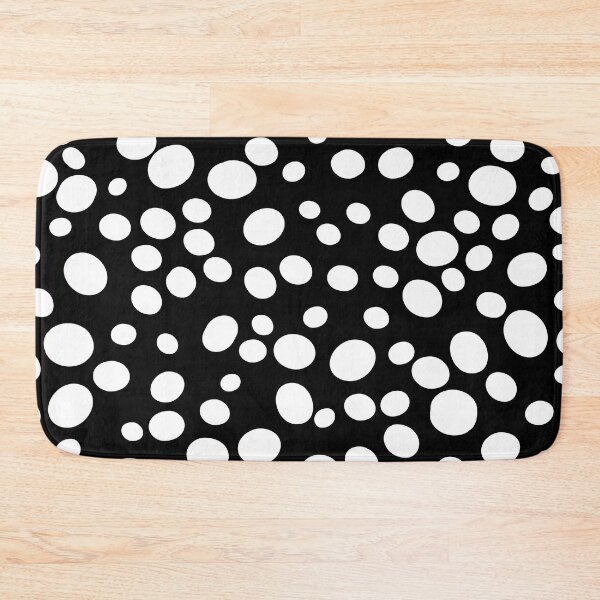 Item preview, White random dots on black background designed and sold by BLMcreations.