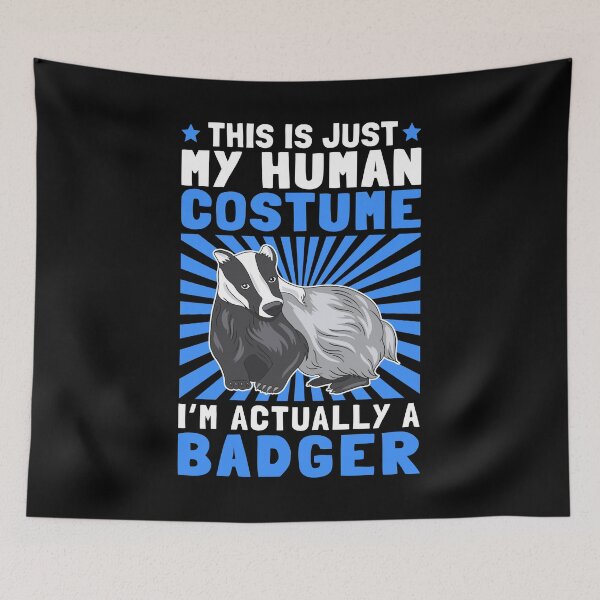Item preview, Honey badger my costume badger marten gift designed and sold by madgrfx.