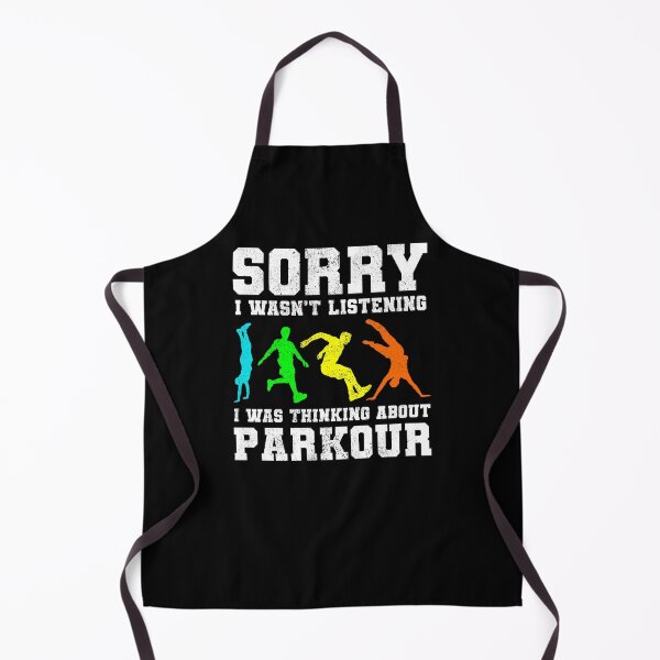 Item preview, Parkour Free Running Runner Traceur Funny Saying designed and sold by CuteDesigns1.