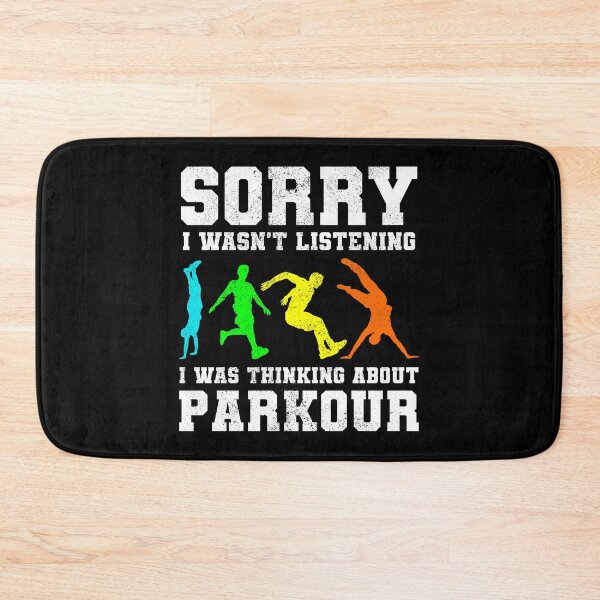 Item preview, Parkour Free Running Runner Traceur Funny Saying designed and sold by CuteDesigns1.