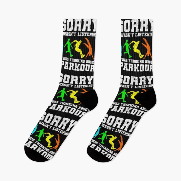 Item preview, Parkour Free Running Runner Traceur Funny Saying designed and sold by CuteDesigns1.