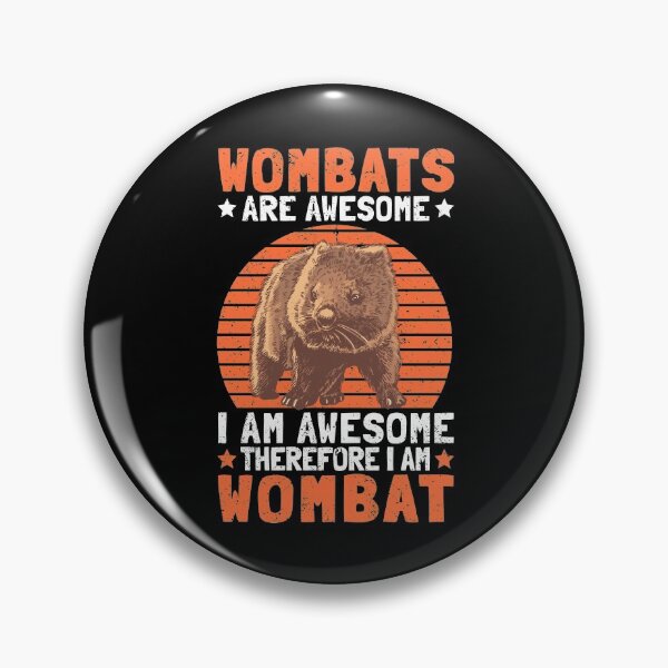 Item preview, Wombat is fantastic marsupial Australia trip designed and sold by madgrfx.