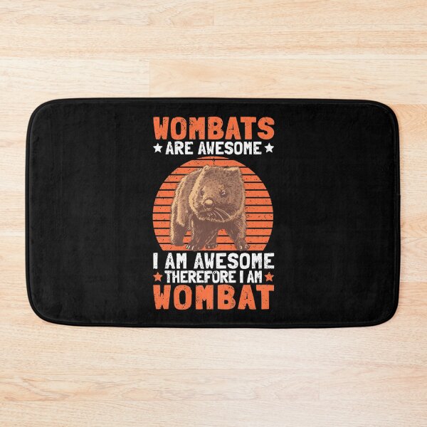 Item preview, Wombat is fantastic marsupial Australia trip designed and sold by madgrfx.