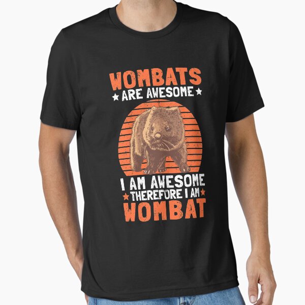 Vista previa del artículo con la obra «Wombat es un fantástico viaje marsupial por Australia», diseñado y vendido por madgrfx.