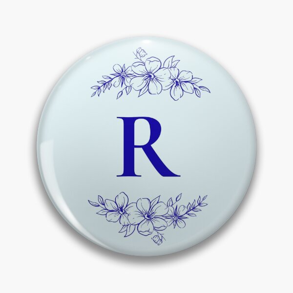 Item preview, Blue letter R monogram designed and sold by Makyla1999.