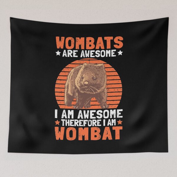 Item preview, Wombat is fantastic marsupial Australia trip designed and sold by madgrfx.