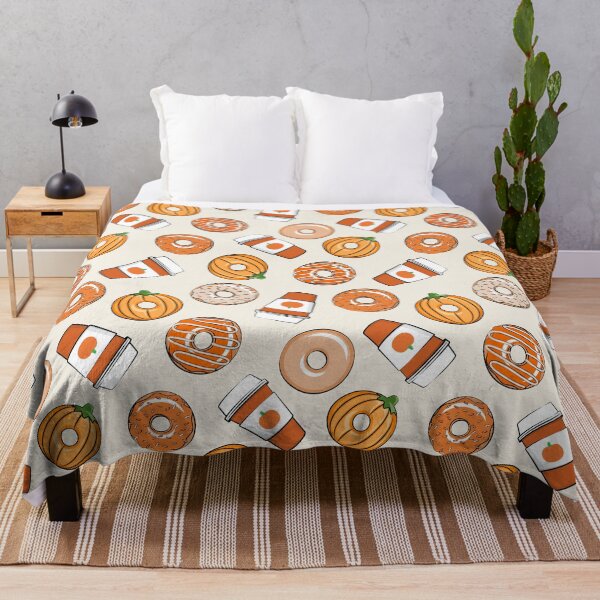 Item preview, Fall donuts and coffee - pumpkin spice coffee - cream designed and sold by littlearrow.