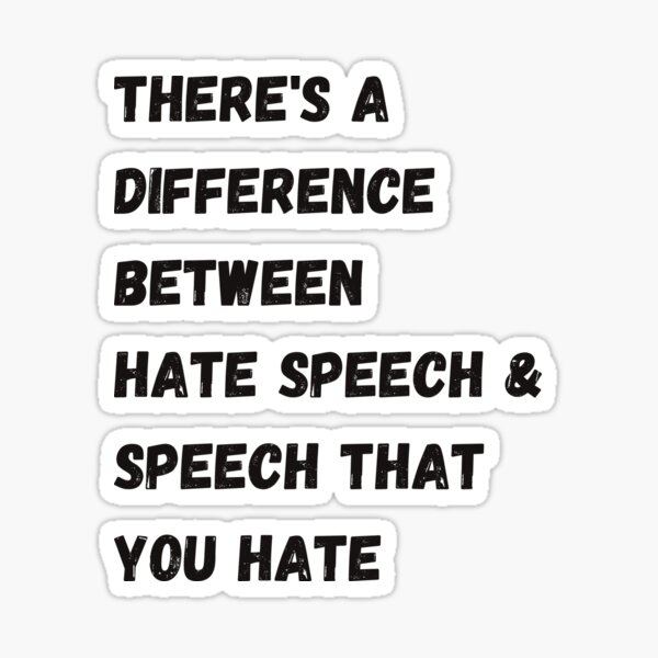Item preview, There's a Difference Between Hate Speech and Speech that You Hate, Freedom of Speech Shirt, Free Speech Shirt, First Amendment, America, Tom MacDonald Shirt "Fake Woke" lyrics designed and sold by matrixunplugged.