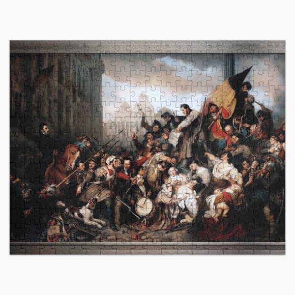 Episode of the September Days 1830 by Gustave Wappers Classical Art Xzendor7 Old Masters Reproductions Jigsaw Puzzle