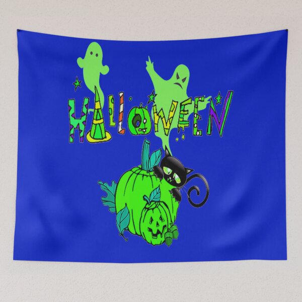 Item preview,  Scary Cat, Cute Halloween Design, NR 2,  Vintage Halloween, Kawaii Carved Pumpkin Vibes,Witches Brew And All Things Halloween designed and sold by Adri Barnard.