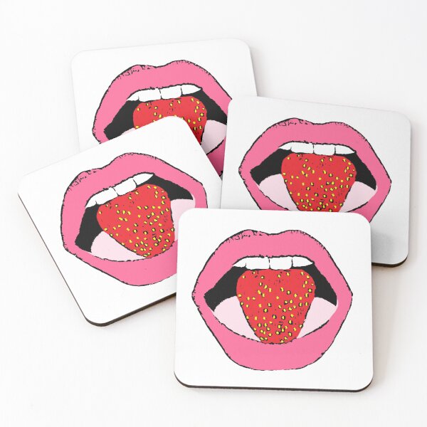 Item preview, Lips And Strawberry designed and sold by RevolutionInPaint.