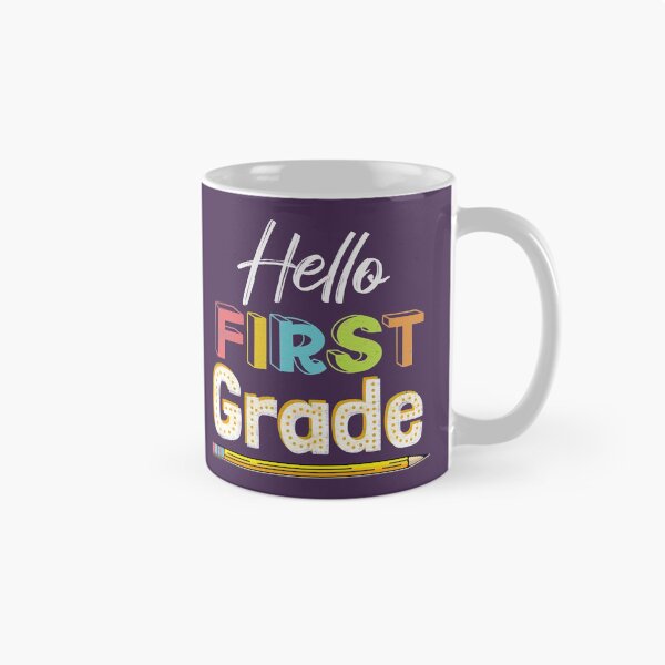 Item preview, Hello First Grade at School designed and sold by FontGraphics.