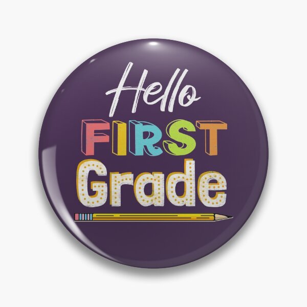 Item preview, Hello First Grade at School designed and sold by FontGraphics.