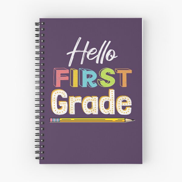 Item preview, Hello First Grade at School designed and sold by FontGraphics.