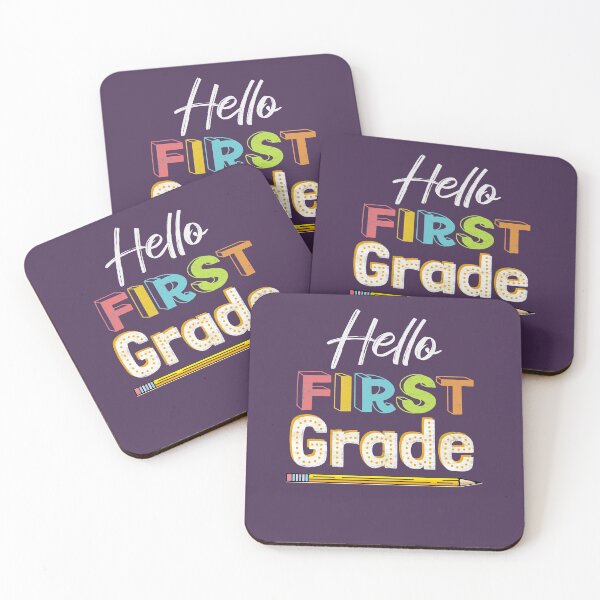 Item preview, Hello First Grade at School designed and sold by FontGraphics.