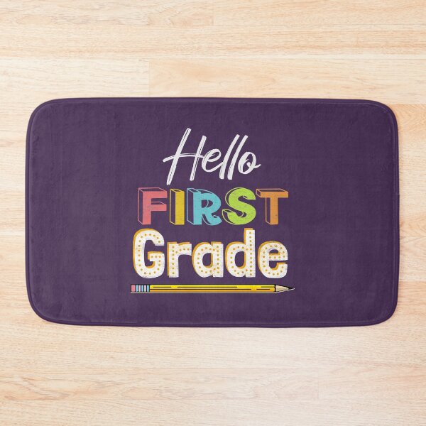 Item preview, Hello First Grade at School designed and sold by FontGraphics.