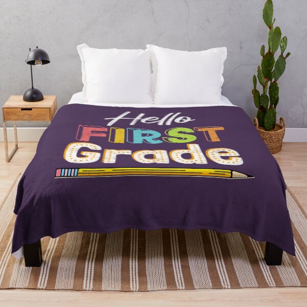 Item preview, Hello First Grade at School designed and sold by FontGraphics.