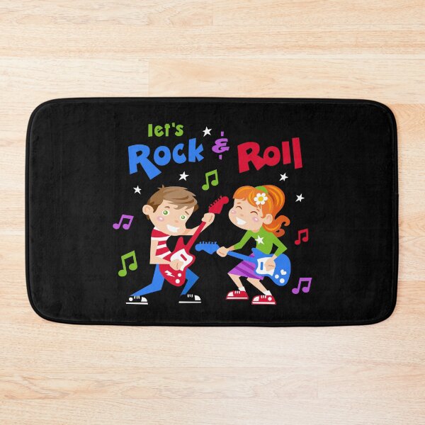 Item preview, Let's Rock and Roll Kids Playing Guitar and Bass designed and sold by blueveins.