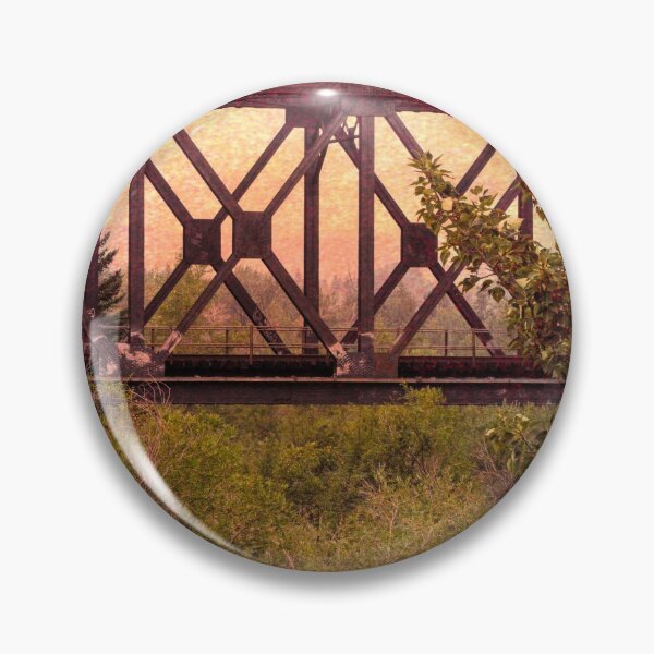 Item preview, Train bridge illustration designed and sold by CanadianWild418.