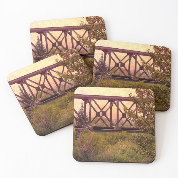 Item preview, Train bridge illustration designed and sold by CanadianWild418.
