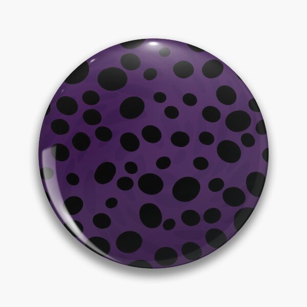 Item preview, Black random dots on purple background designed and sold by BLMcreations.