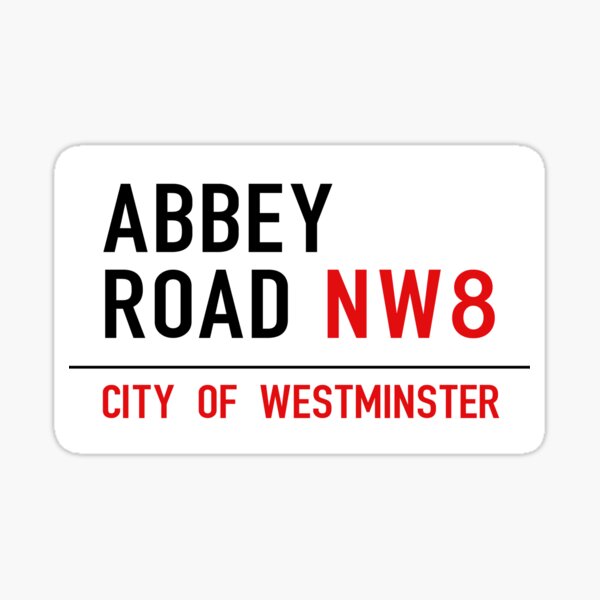 Item preview, Abbey Road NW8 Street Sign - Beatles Memorabilia  designed and sold by Ricisme.