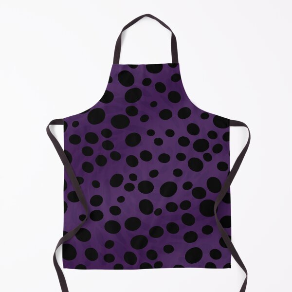 Item preview, Black random dots on purple background designed and sold by BLMcreations.