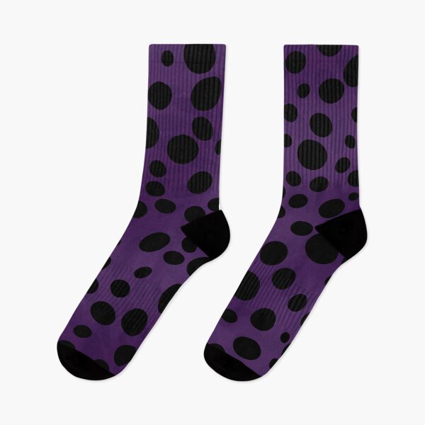 Item preview, Black random dots on purple background designed and sold by BLMcreations.