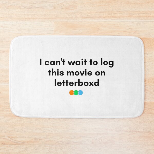 Item preview, Letterboxd can't wait to log this movie designed and sold by drymartini52.