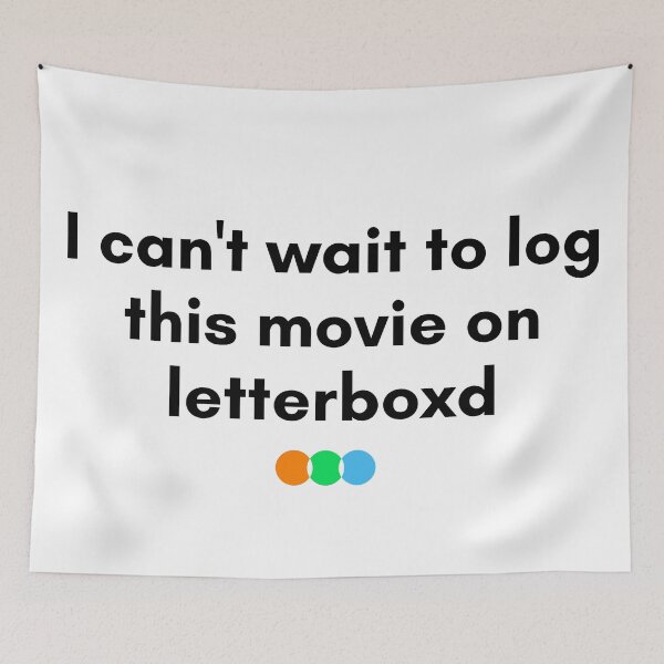 Item preview, Letterboxd can't wait to log this movie designed and sold by drymartini52.