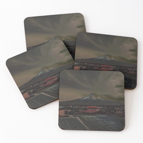 Item preview, Mount Fuji Tokyo on a dark day designed and sold by imagine-ai.