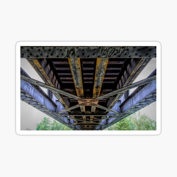 Item preview, Train bridge illustration designed and sold by CanadianWild418.