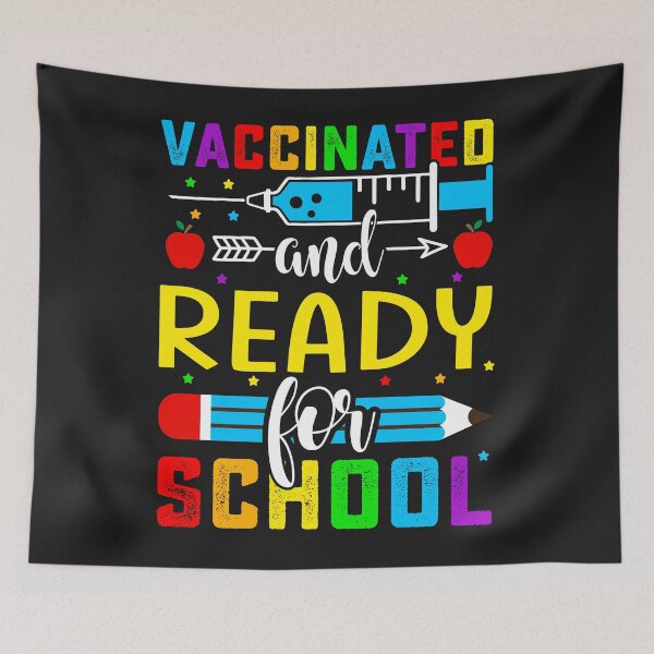 Item preview, Vaccinated And Ready For School  designed and sold by HarlemsGee.