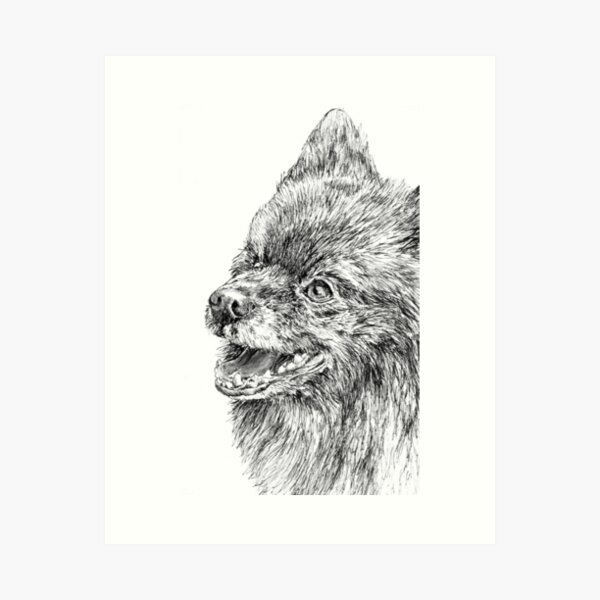 Ink Dog Art Print