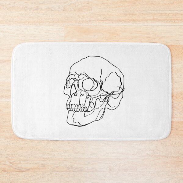 Item preview, Line art skull designed and sold by guaka-molly.