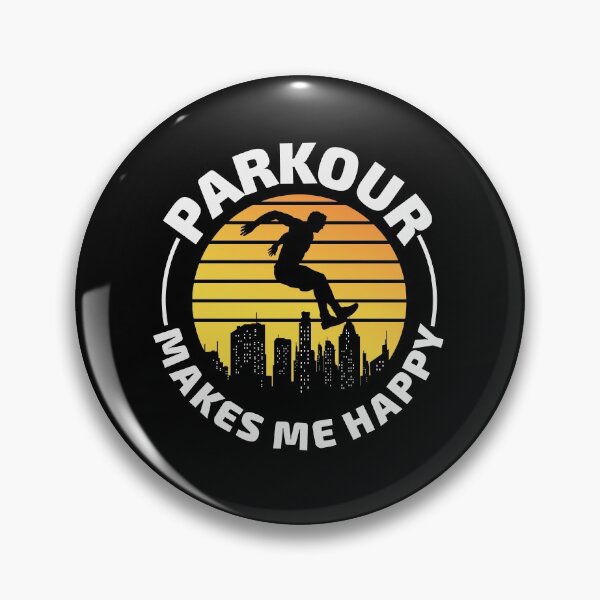 Item preview, Parkour Free Running Runner Traceur Funny Saying designed and sold by CuteDesigns1.