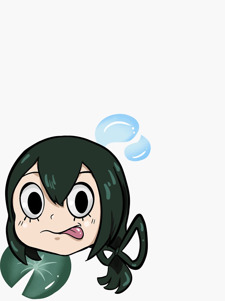 Tsuyu Asui Sticker Sticker For Sale By Shemsajsartt Redbubble