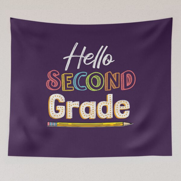 Item preview, Hello Second Grade at School designed and sold by FontGraphics.