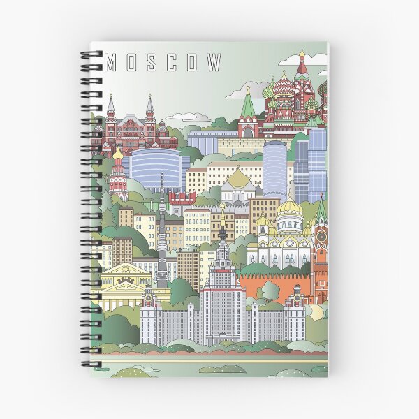 Item preview, Moscow City Poster designed and sold by paulrommer.