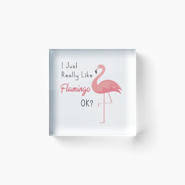 Artikelvorschau, Ich mag Flamingo einfach sehr Ok, Pink Flamingo Gift, Flamingo Party entworfen und verkauft von YOUR SHOP.