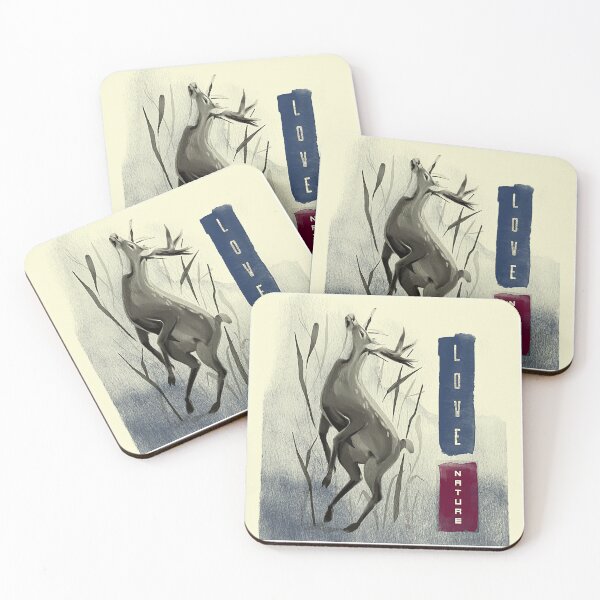 Item preview, Love nature- a deer in the wilderness subtle designed and sold by Takemeforaride.