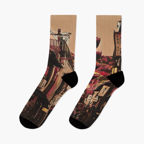 Item preview, Kyoto during twilight designed and sold by imagine-ai.