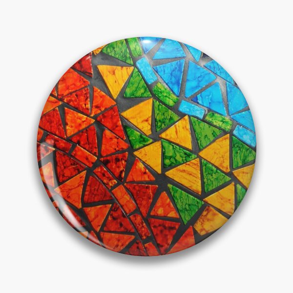 Item preview, Colorful Abstract Triangle Tile Mosaic Pattern designed and sold by CherryDamzel.