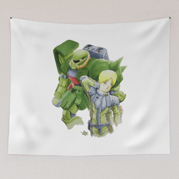 Item preview, Asplenia Studios: Zaku II and Bernie (trimmed) T-Shirt designed and sold by Asplenia Studios.
