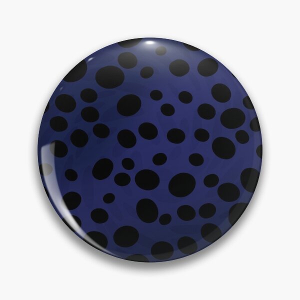 Item preview, Black random dots on blue background designed and sold by BLMcreations.