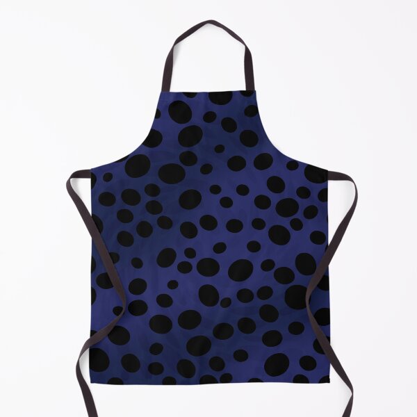 Item preview, Black random dots on blue background designed and sold by BLMcreations.