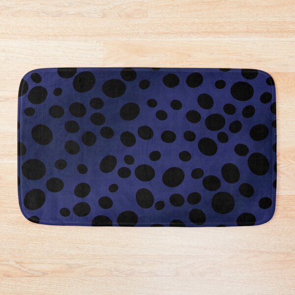Item preview, Black random dots on blue background designed and sold by BLMcreations.