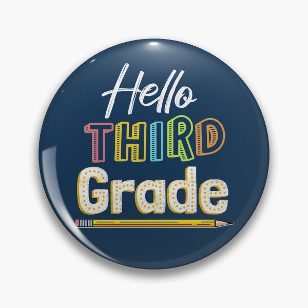 Item preview, Hello Third Grade at School designed and sold by FontGraphics.