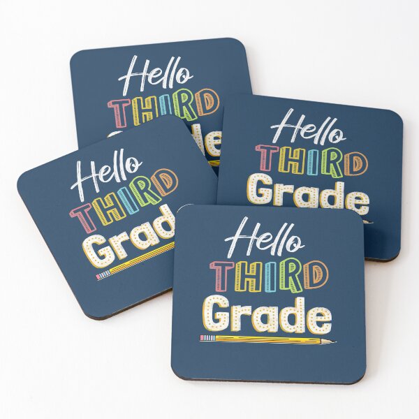 Item preview, Hello Third Grade at School designed and sold by FontGraphics.
