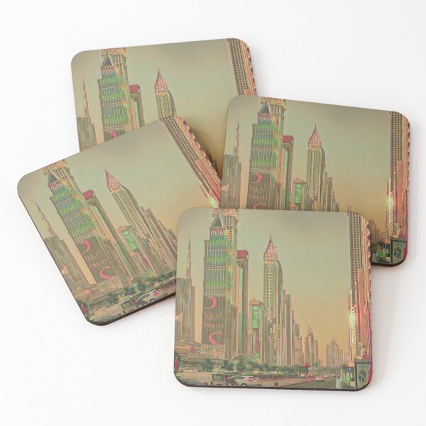 Item preview, Dubai in a light sandstorm designed and sold by imagine-ai.